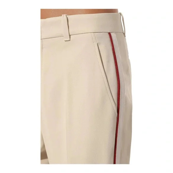 Gucci NWT Grosgrain-Trimmed Bootcut Pants. - Picture 6 of 7